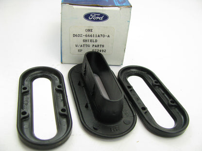 NOS OEM Ford D6DZ-66611A70-A Seat Belt Track Trim Shield D6DE-66611A70-AWA