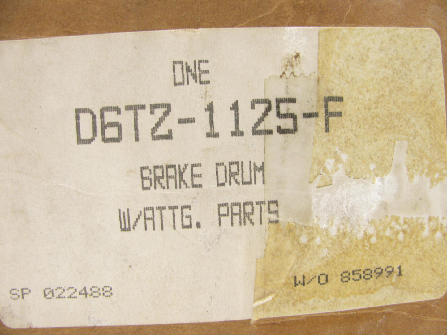 NEW - OEM Ford D6TZ-1125-F Front Brake Drum For 1973-1975 F-100 Dana 44 4WD