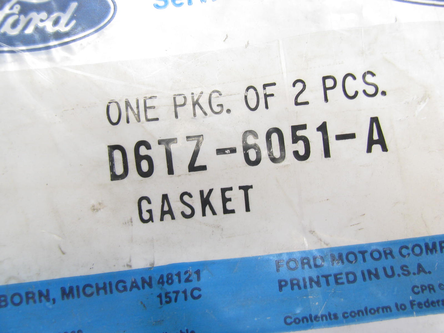 1975-1977 Ford F-500 330 5.4 V8 Truck Head Gasket Pair OEM Ford D6TZ-6051-A