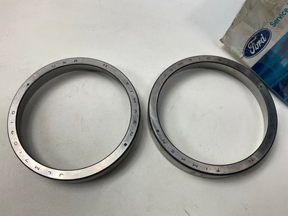 (2) NEW - OEM Ford D6UZ-1243-A Wheel Bearing Race Cup - Rear Inner