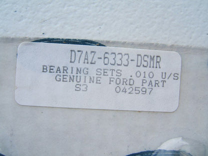 NEW - Ford D7AZ-6333-DSMR Main Bearings .010'' Under For 1977-93 351W 351M 400 V8