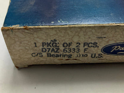 NEW - OEM Ford D7AZ-6333-F Upper Main Bearing .030'' 1973-1982 351W 351M 400-V8