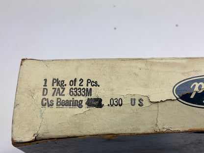 NEW - OEM Ford D7AZ-6333-M Lower Main Bearing .030'' 1973-1982 351W 351M 400-V8