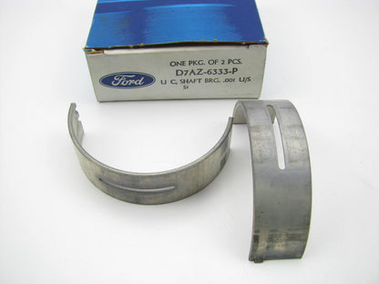 NOS 1973-79 Ford 351W 351M  0.001'' Undersize Crankshaft Bearing PAIR D7AZ-6333-P