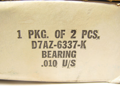 NEW - OEM Ford D7AZ-6337-K Center Upper Main Bearing .010'' 1968-1978 429 460-V8