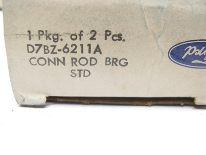 (6) NEW - OEM Ford D7BZ-6211-A Connecting Rod Bearings - STD 1973-1979 200 250