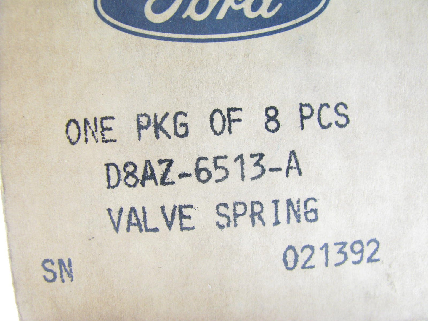 (8 PCS) - NEW GENUINE OEM Ford D8AZ-6513-A Valve Springs FORD 351M 400 V8