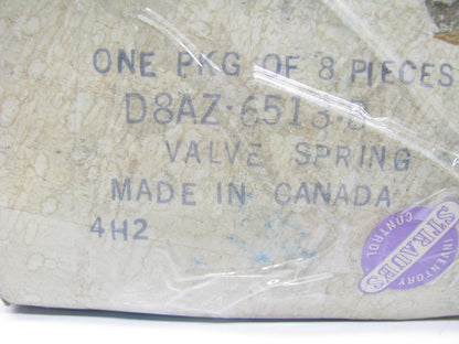 (8) NEW - OEM Ford D8AZ-6513-B Engine Valve Springs