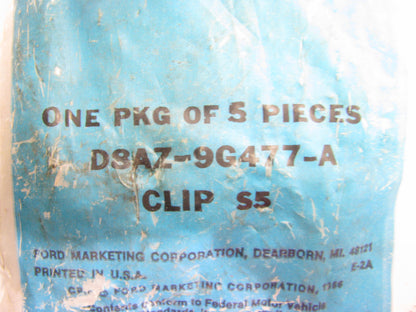 (5) NEW - OEM Ford D8AZ-9G477-A Transducer Backpressure Tube Retention Clip
