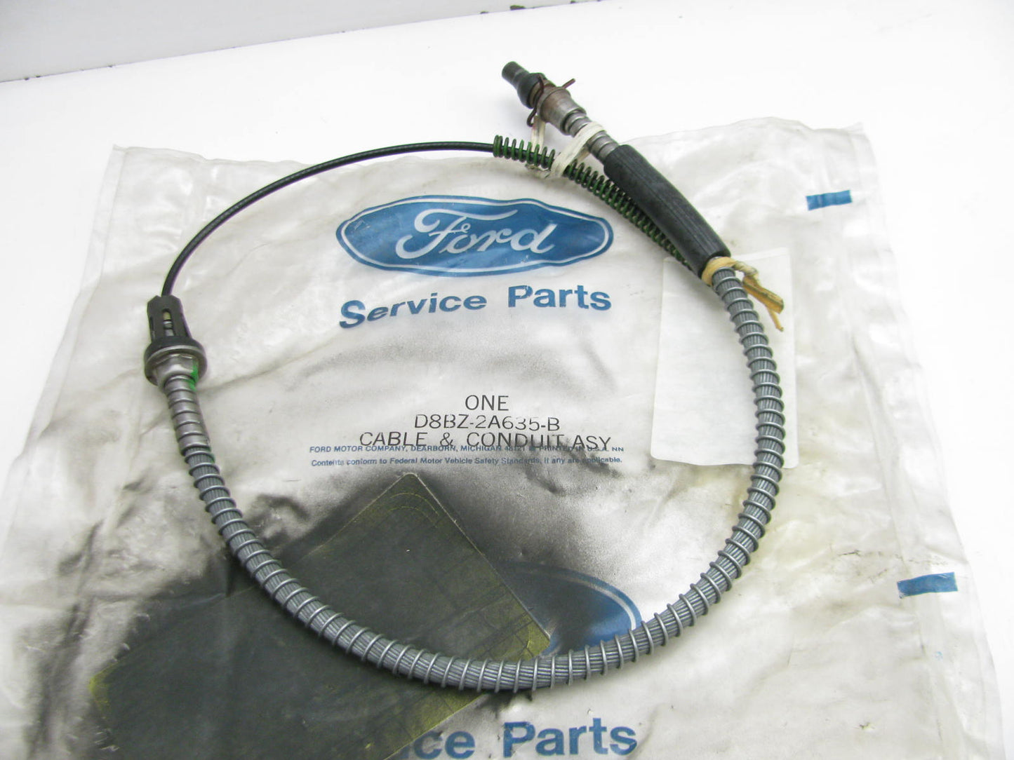 NEW - OEM Ford D8BZ-2A635-B Rear Parking Brake Cable