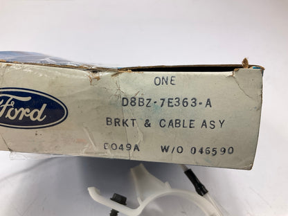 Ford D8BZ-7E363-A Transmission Control Selector Bracket & Cable 1978-81 Fairmont