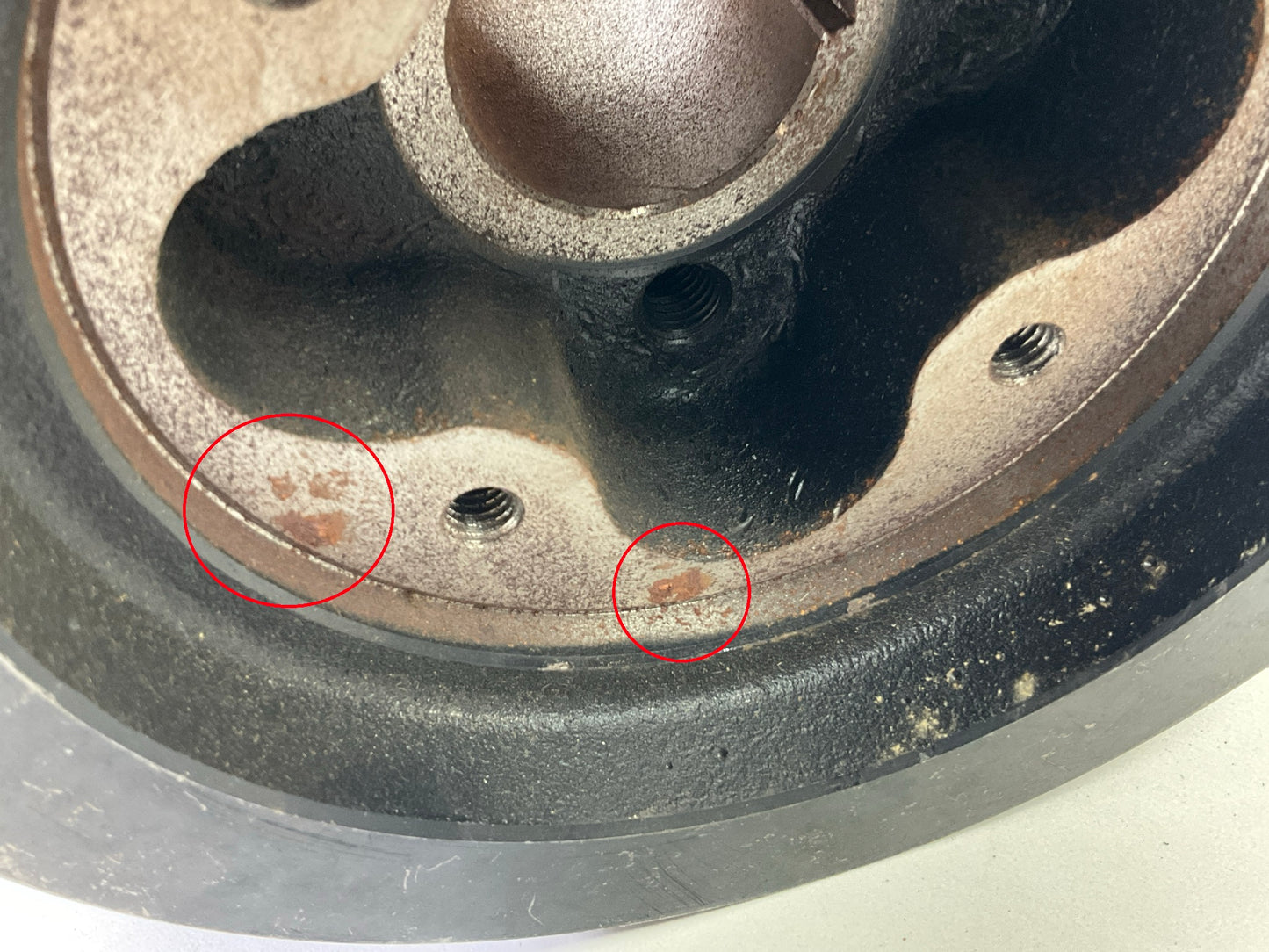 SURFACE RUST - Ford D8HZ-6312-A Crankshaft Pulley 1978-82 475 477 534 W/O PTO