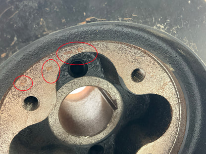 SURFACE RUST - Ford D8HZ-6312-A Crankshaft Pulley 1978-82 475 477 534 W/O PTO