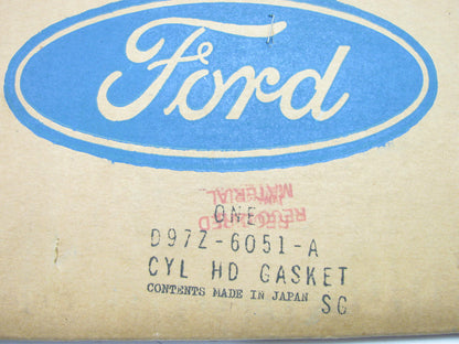 NEW - OEM Ford D97Z-6051-A Cylinder Head Gasket For 1979-1982 Courier 1.8L 2.0L