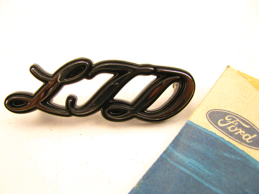 OEM FORD EXTERIOR ( LTD ) Fender Emblem Name Plate Badge D9AZ-16098-A