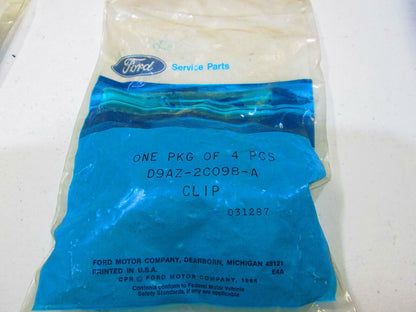(4) NEW - OEM Ford D9AZ-2C098-A Brake Anti-Rattle Clip