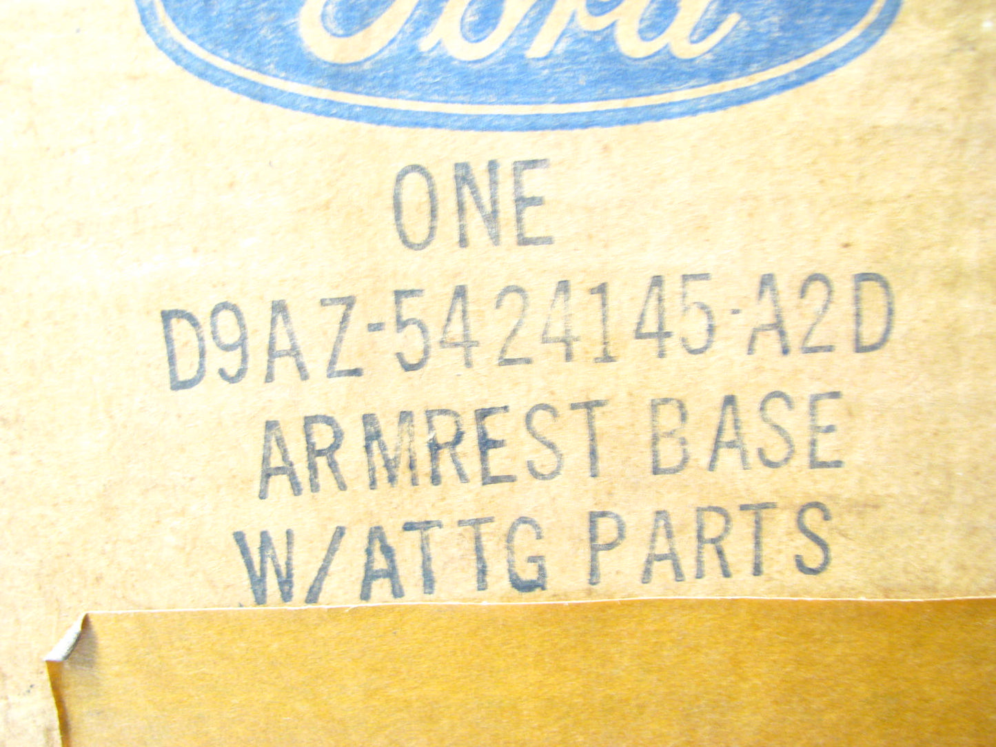 NOS - OEM Ford D9AZ-5424145-A2D Front Left Driver Side Arm Rest Base 1979 LTD