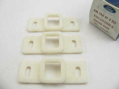 (3) NEW - OEM Ford D9AZ-66222A92-A Lower Window Guide For 1979-1981 LTD