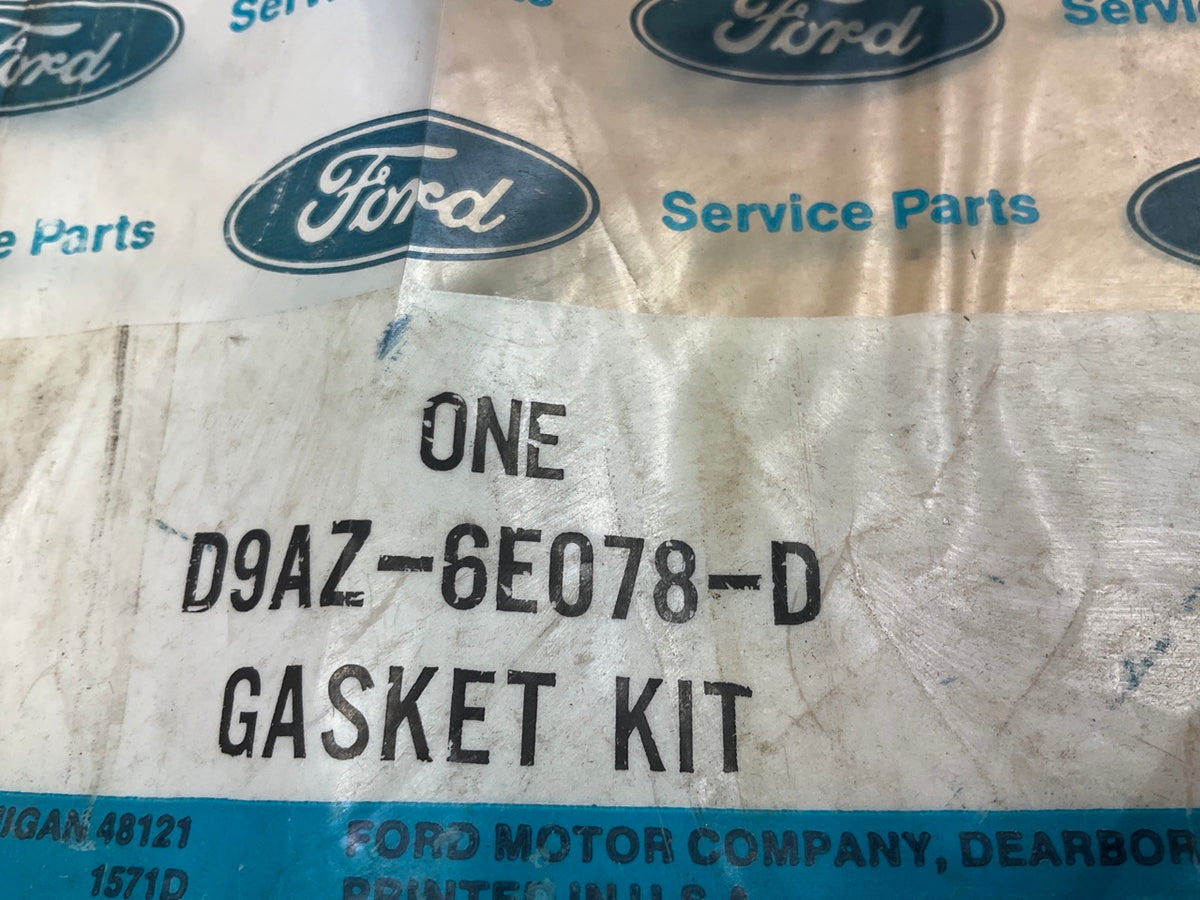 NEW - OEM Ford D9AZ-6E078-D Conversion (Lower) Gasket Set