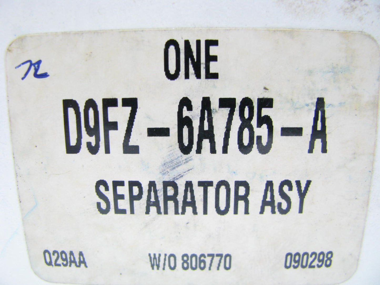 NEW - OEM Ford D9FZ-6A785-A Oil Breather / Seperator Assembly 1979-1980 2.3L OHC