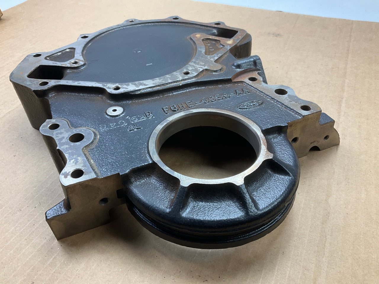 SURFACE RUST - Ford D9HZ-6019-A Cast Iron Timing Cover - Heavy Truck 429 460-V8