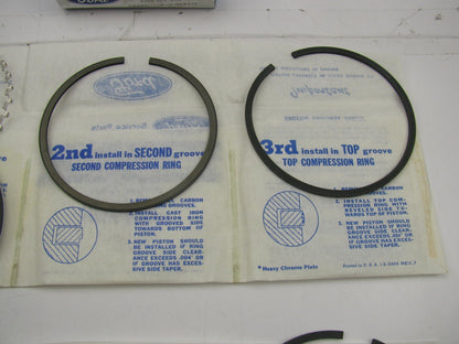 Ford D9HZ-6148-T Partial Piston Ring Set - Std 1980-1988 Ford Truck 370 6.1L 4V