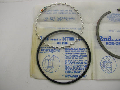 Ford D9HZ-6148-T Partial Piston Ring Set - Std 1980-1988 Ford Truck 370 6.1L 4V