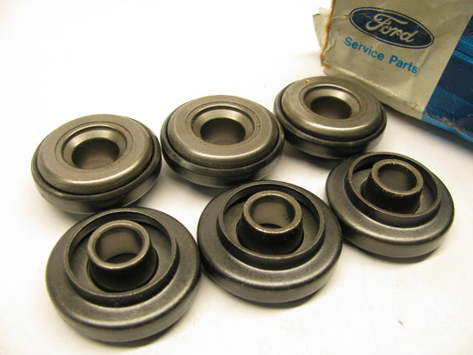 (6) New Genuine OEM Ford D9HZ-6514-B Engine Exhaust Valve Roto Cap 1968-1972 390