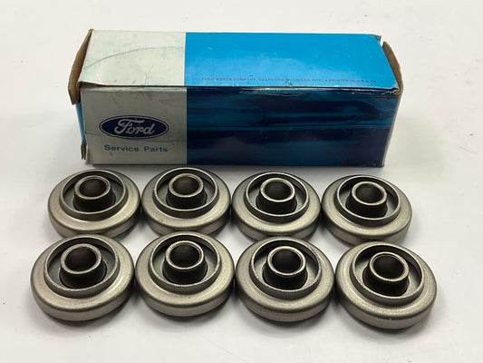 (8) NEW - OEM Ford D9HZ-6514-B Engine Exhaust Valve Roto Cap 1968-1972 390-V8