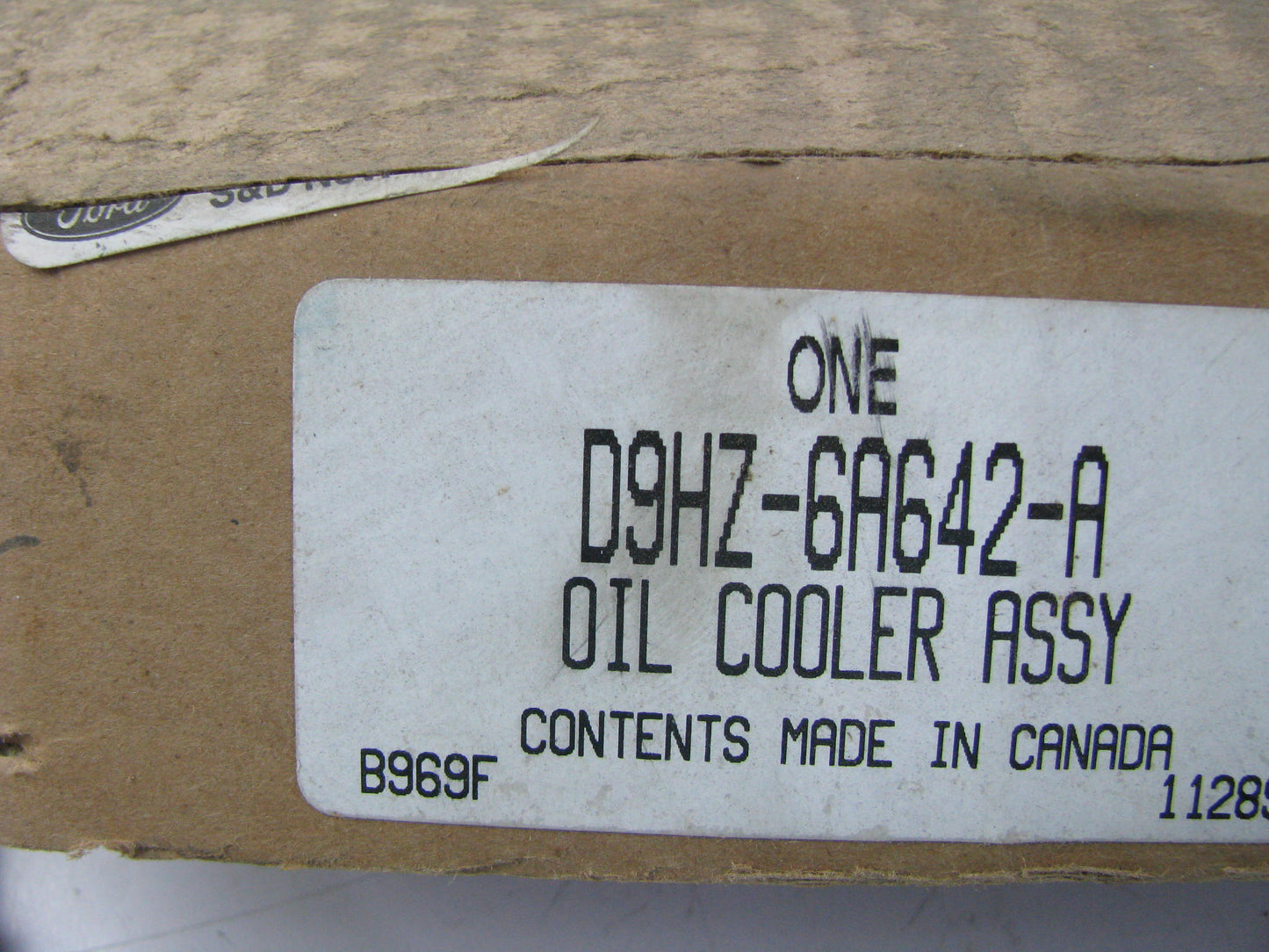 NEW - OEM Ford D9HZ-6A642-A Engine Crankcase Oil Cooler 1979-89 C900 370 429-V8