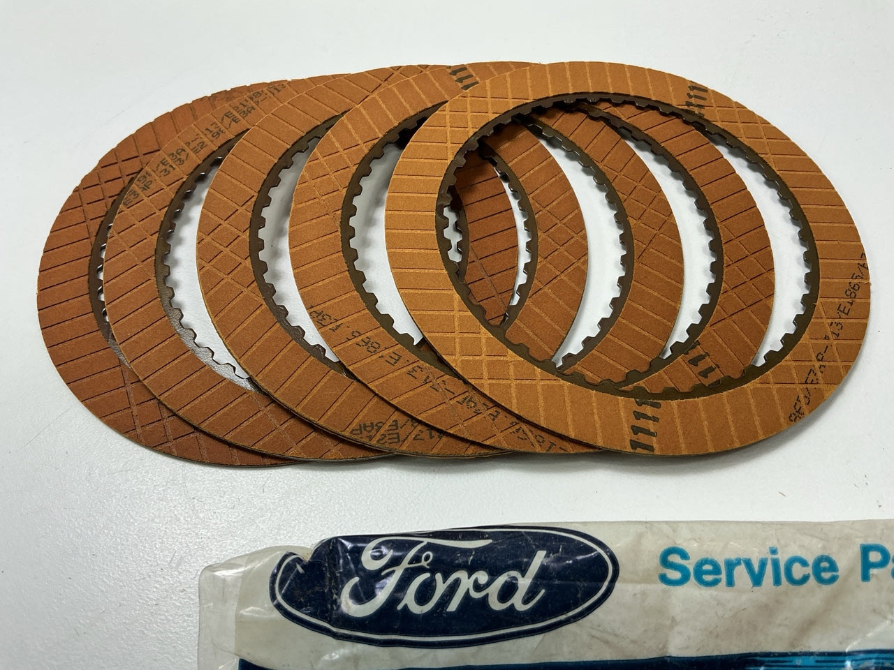(5) Ford E0AZ-7B164-C Automatic Trans Friction Clutch Plate AOD AODE 4R70W 4R75W