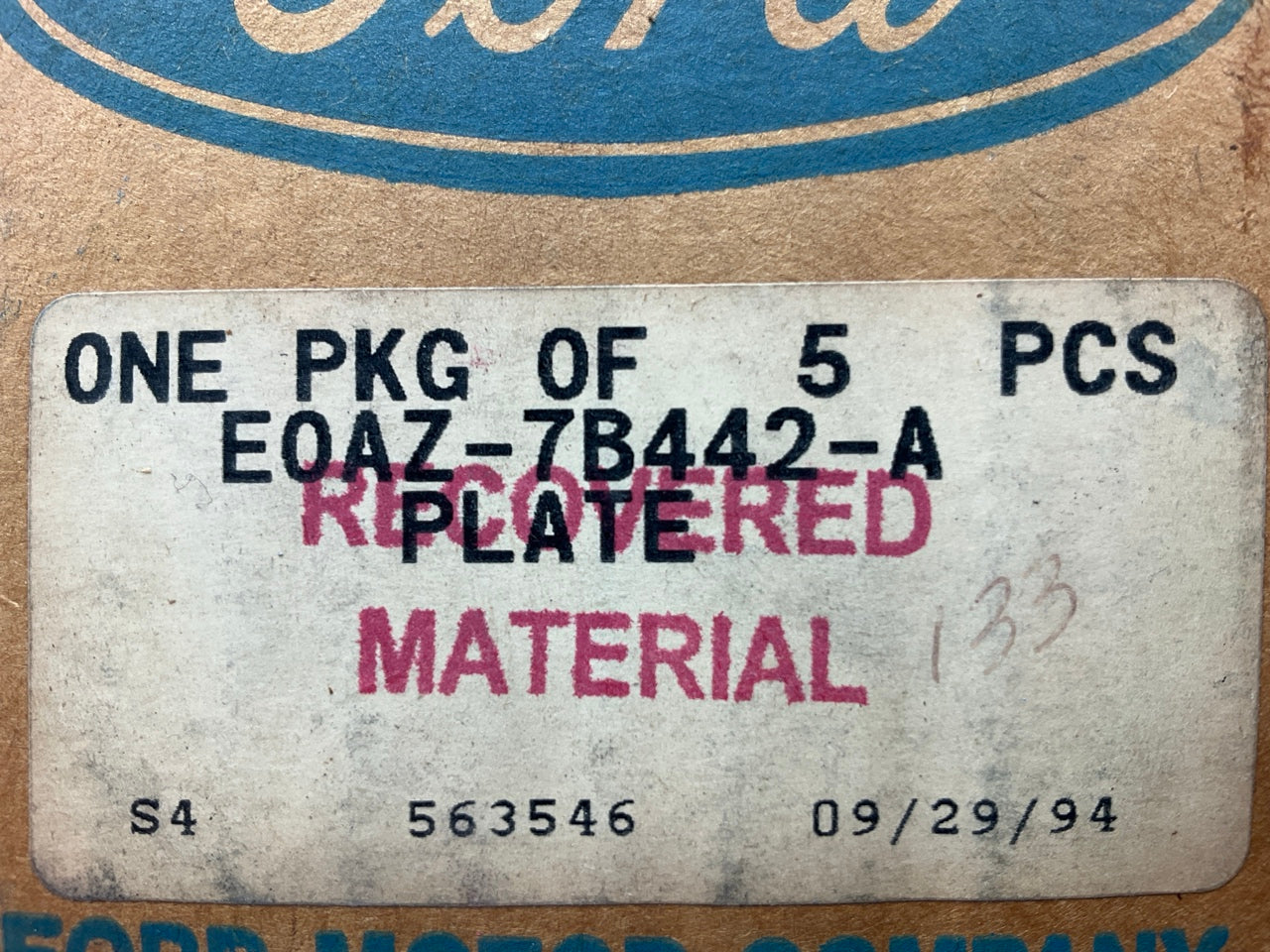 (4) NEW OEM Ford E0AZ-7B442-A Auto Trans Direct Clutch External Steel Plate, AOD