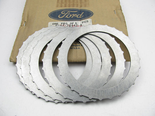 (5) NOS OEM Ford Clutch Plate Set E0AZ-7B442-A AOD 80-89 Mustang E0AZ-7B442-A