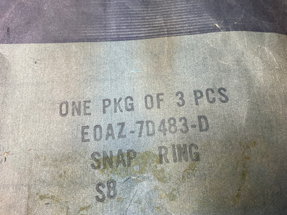 (5) NEW - OEM Ford E0AZ-7D483-D Clutch Pressure Plate Retainer Snap Ring, AOD