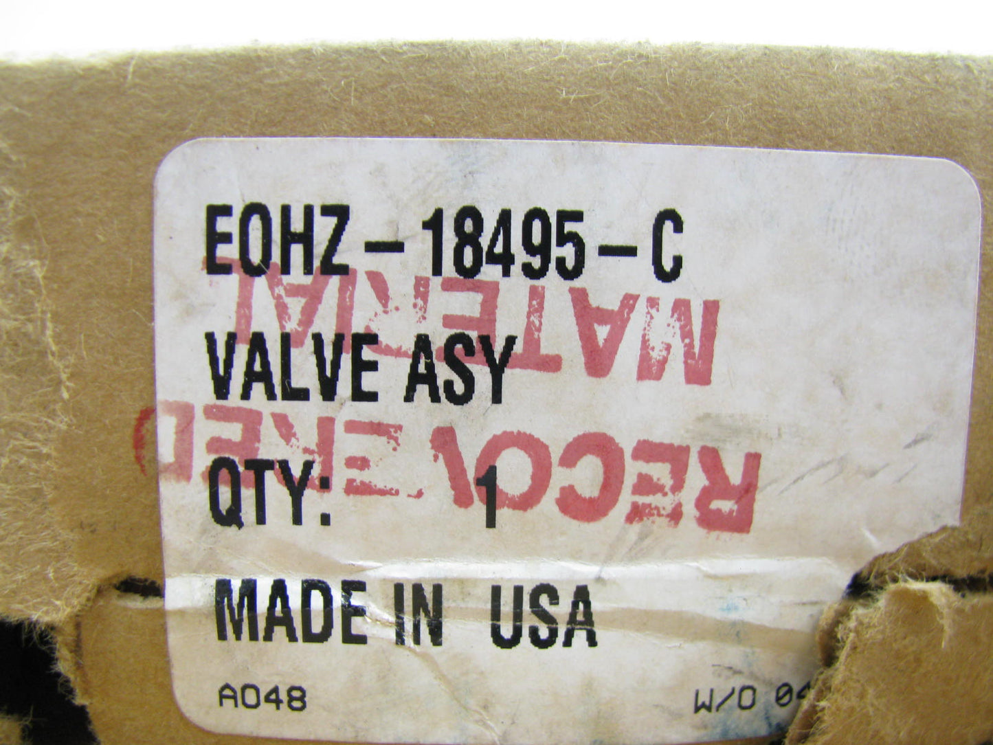 NEW - OEM Ford E0HZ-18495-C Heater Water Control Valve 1980-1990 L & F Series