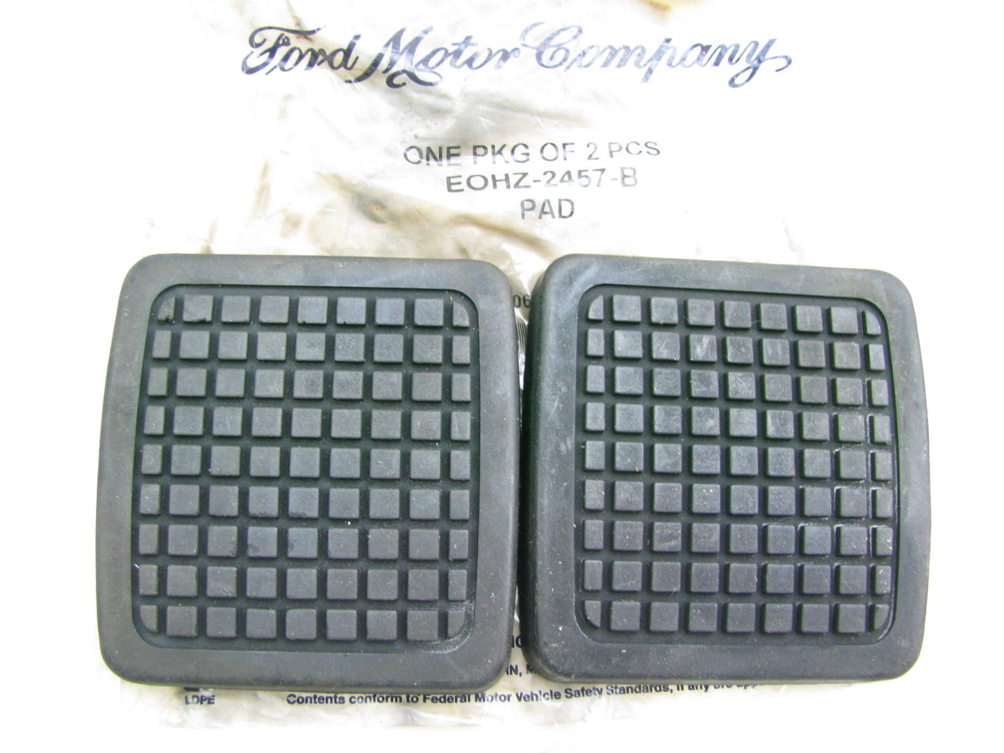 (2) NEW - OEM Ford E0HZ-2457-B Brake Pedal Plate Pad 1980-1990 B600/800 F600/800