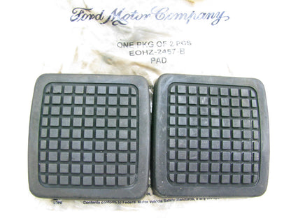 (2) NEW - OEM Ford E0HZ-2457-B Brake Pedal Plate Pad 1980-1990 B600/800 F600/800