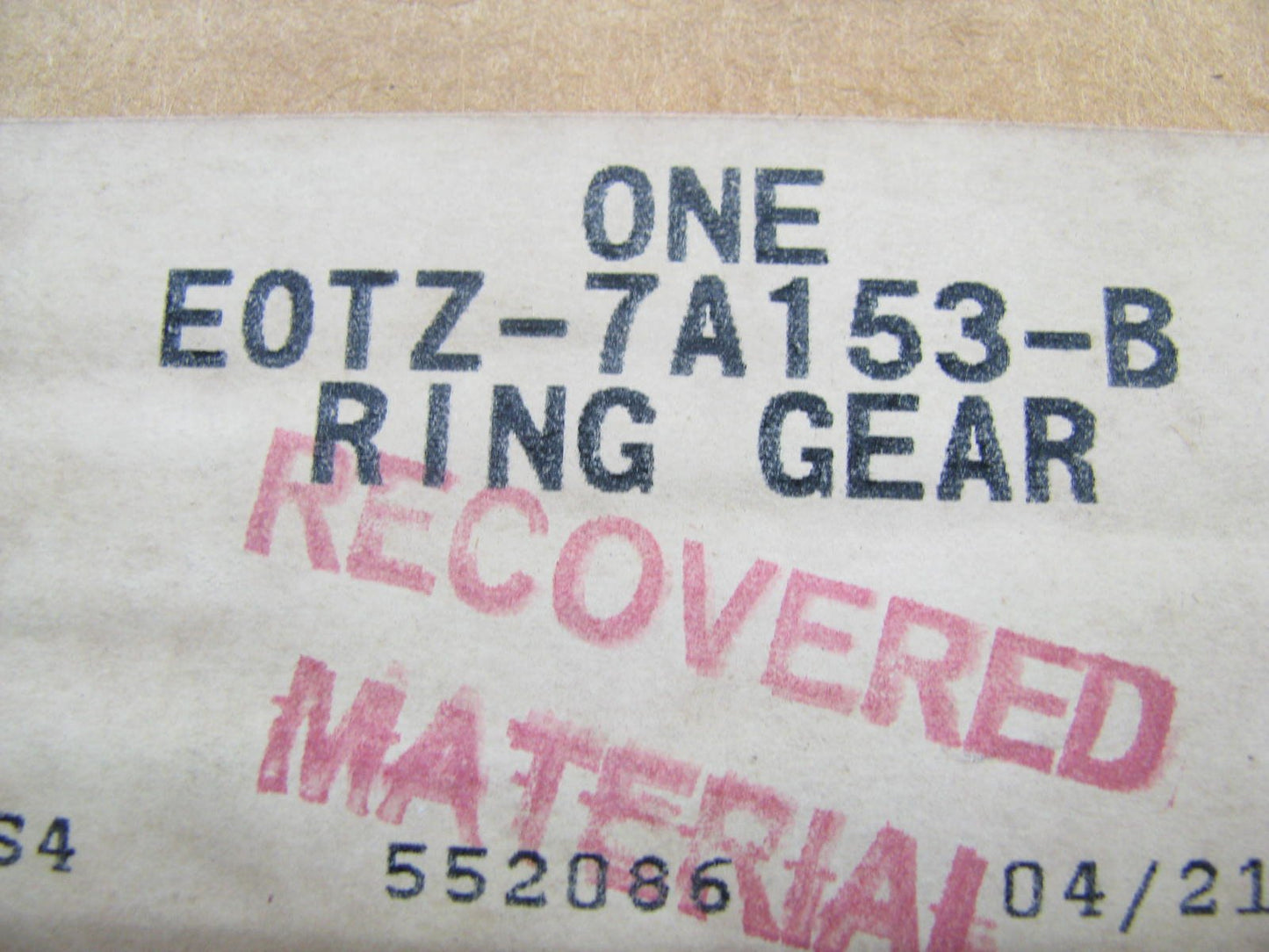 NEW - OEM Ford E0TZ-7A153-B Transfer Case Ring Gear - BW1345 Borg Warner 1345