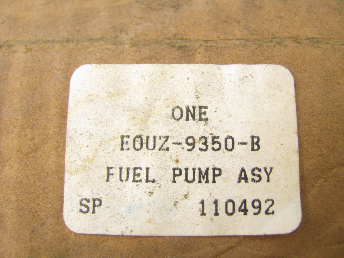 NOS - OEM Ford E0UZ-9350-B Mechanical Fuel Pump 1980-1987 7.5L 460 V8