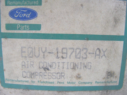 REMAN - OEM Ford E0VY-19703-AX Nippondenso A/C Compressor Without Clutch