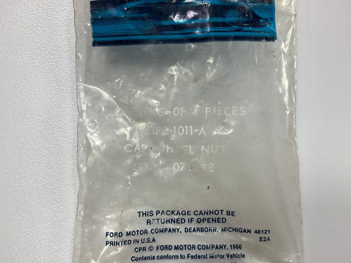(4) NEW - OEM Ford E1FZ-1011-A Wheel Lug Nut Cover