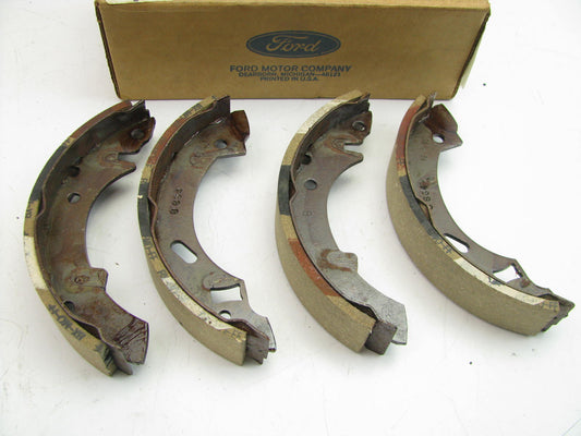 NEW GENUINE OEM Ford Rear Brake Shoes - 1981-1990 Escort E1FZ-2200-A