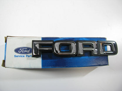 NEW - OEM Ford E1FZ-6142528-D Universal Adhesive Ford Emblem Nameplate 5-1/4''