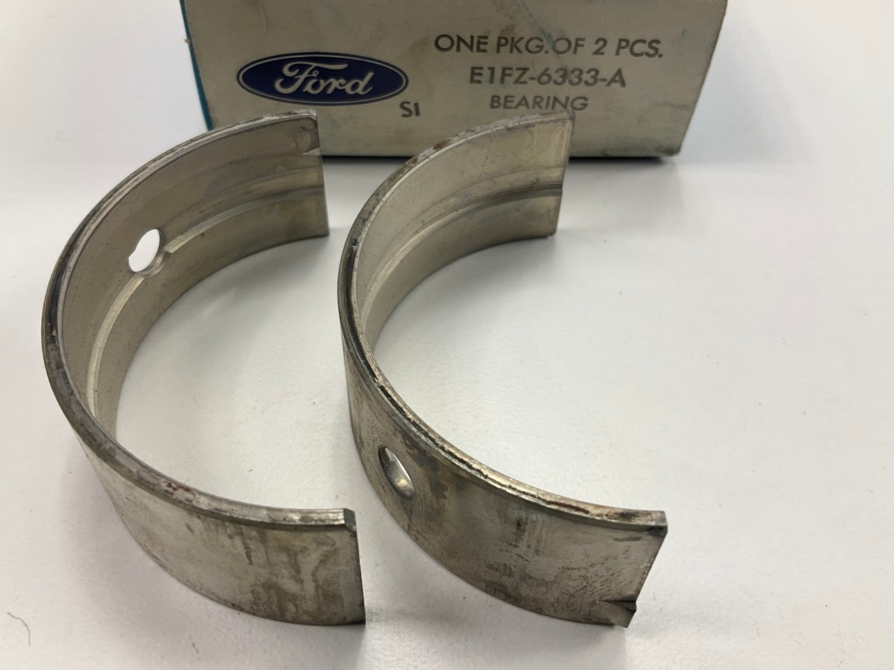 NOS OEM Ford E1FZ-6333-A Crankshaft Main Bearing PAIR 1981-85 Escort Lynx 1.6L