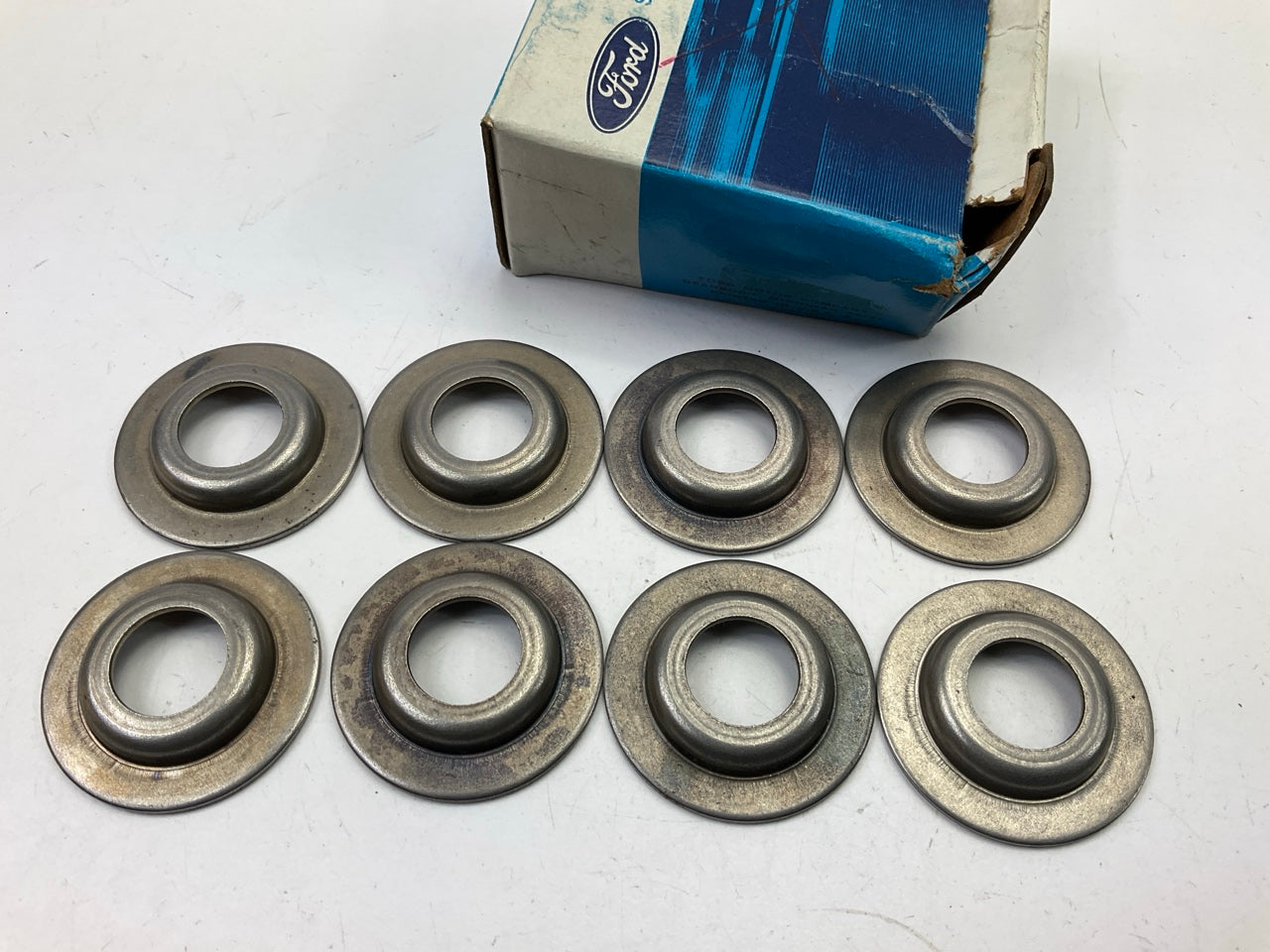 (8) NOS - OEM Ford E1FZ-6514-C Lower Valve Spring Retainer 1981-1985 Escort 1.6L