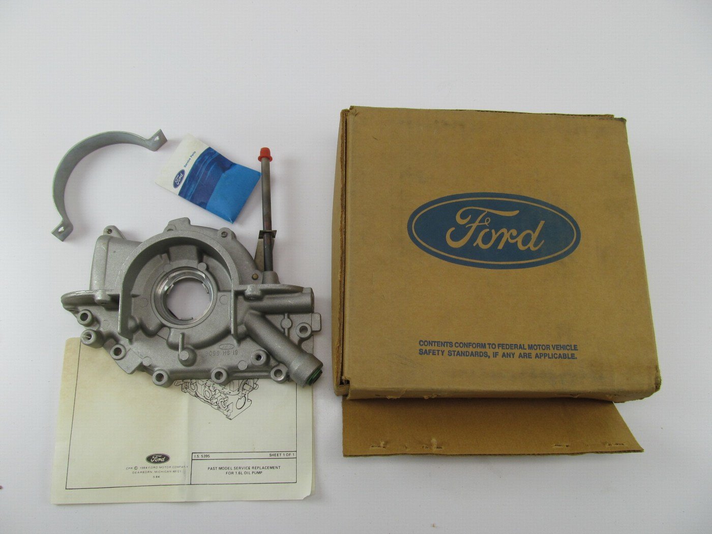 NEW - OEM Ford E1FZ-6600-B Engine Oil Pump For 1981-1983 Escort 1.6L