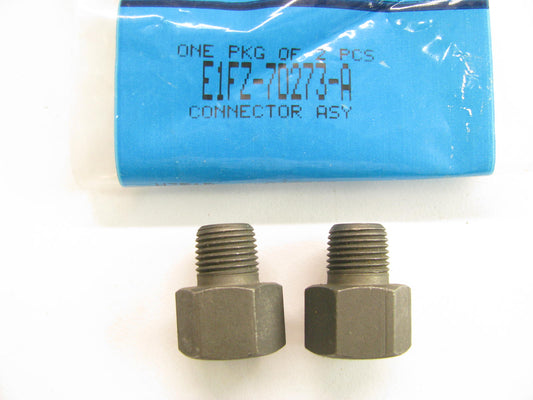 (2) NEW - OEM Ford E1FZ-7D273-A Transmission Cooler Line Connector 1981-1989 ATX