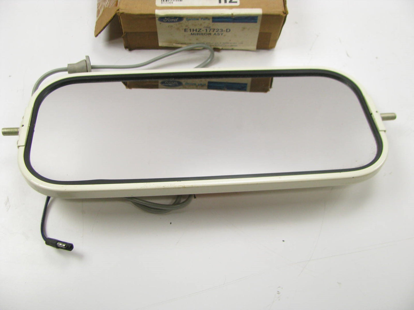 NEW GENUINE OEM 1981-up Ford HD Truck Side View Mirror  E1HZ-17723-D    16''X7''