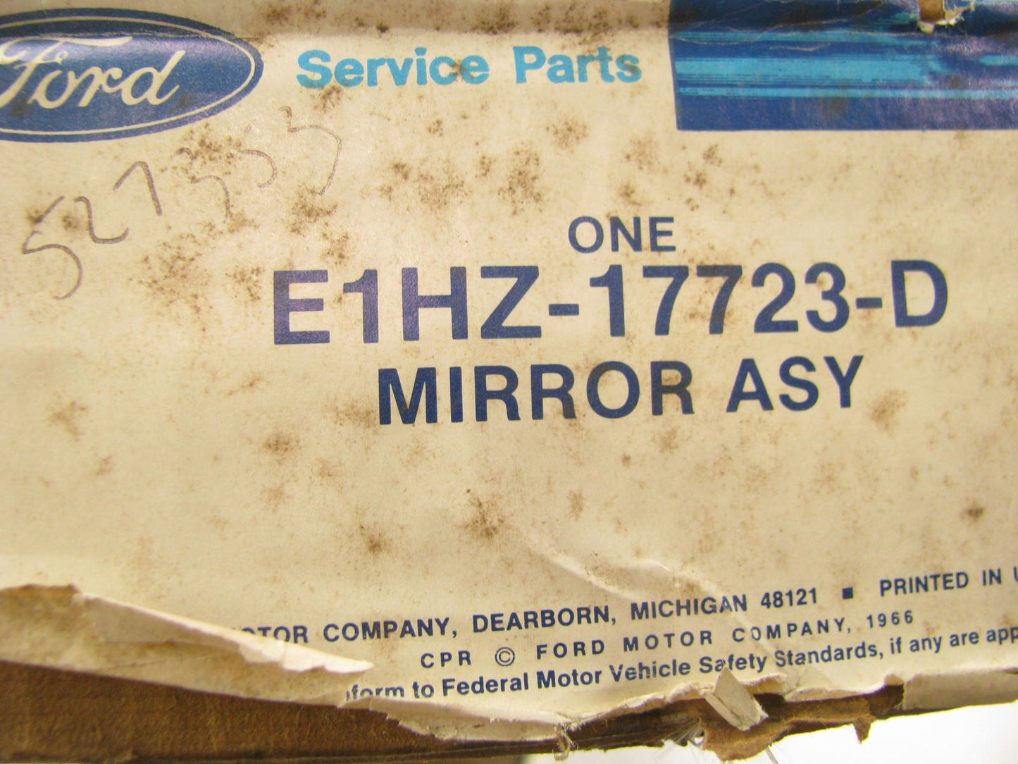 NEW GENUINE OEM 1981-up Ford HD Truck Side View Mirror  E1HZ-17723-D    16''X7''