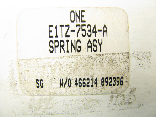 NEW - OEM Ford E1TZ-7534-A Clutch Pedal Lever Assist Spring - Yellow